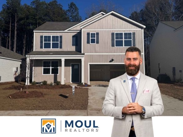 194 Hiatus Ct - Agent in front of property