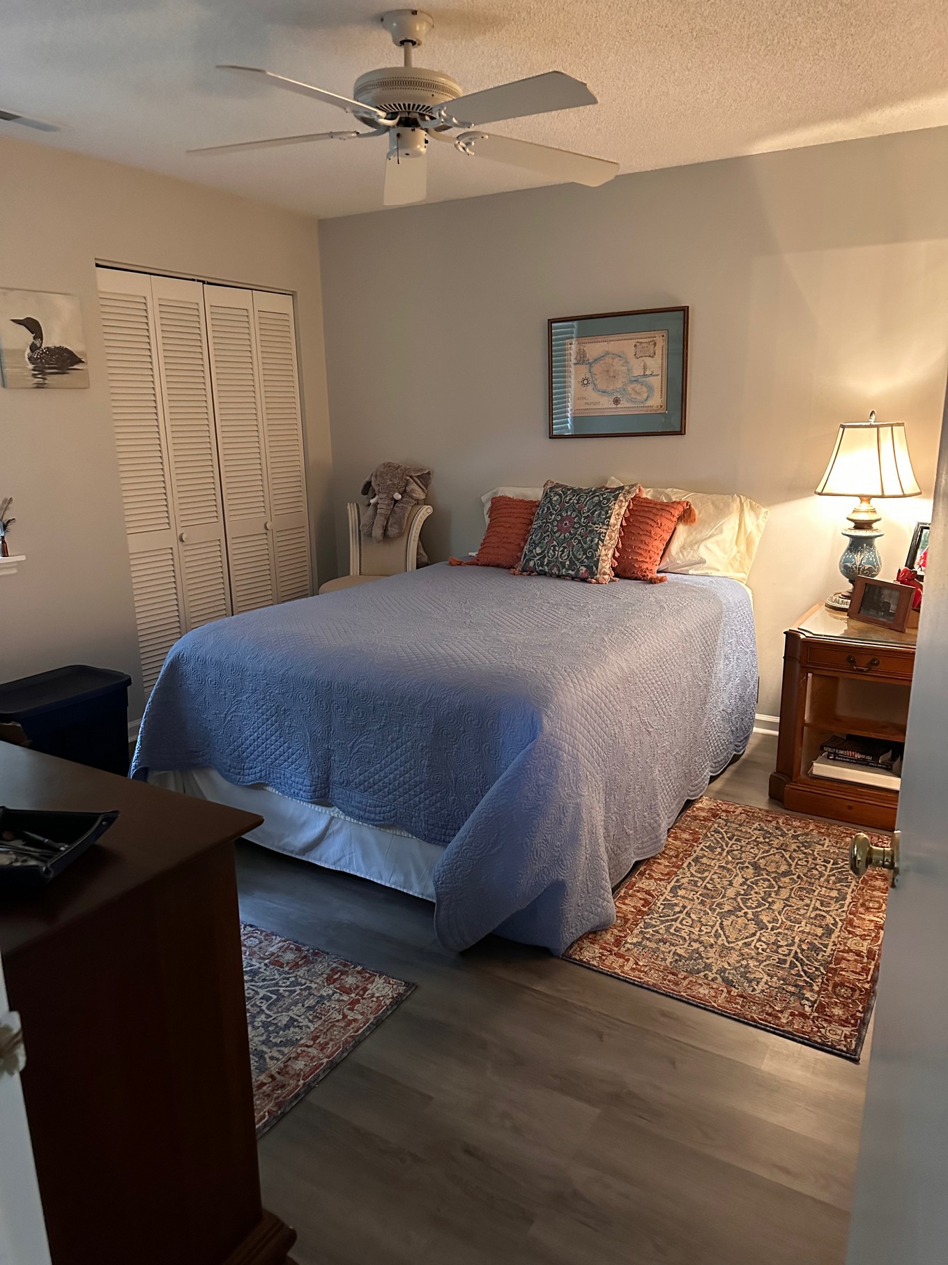 Bedroom of condo