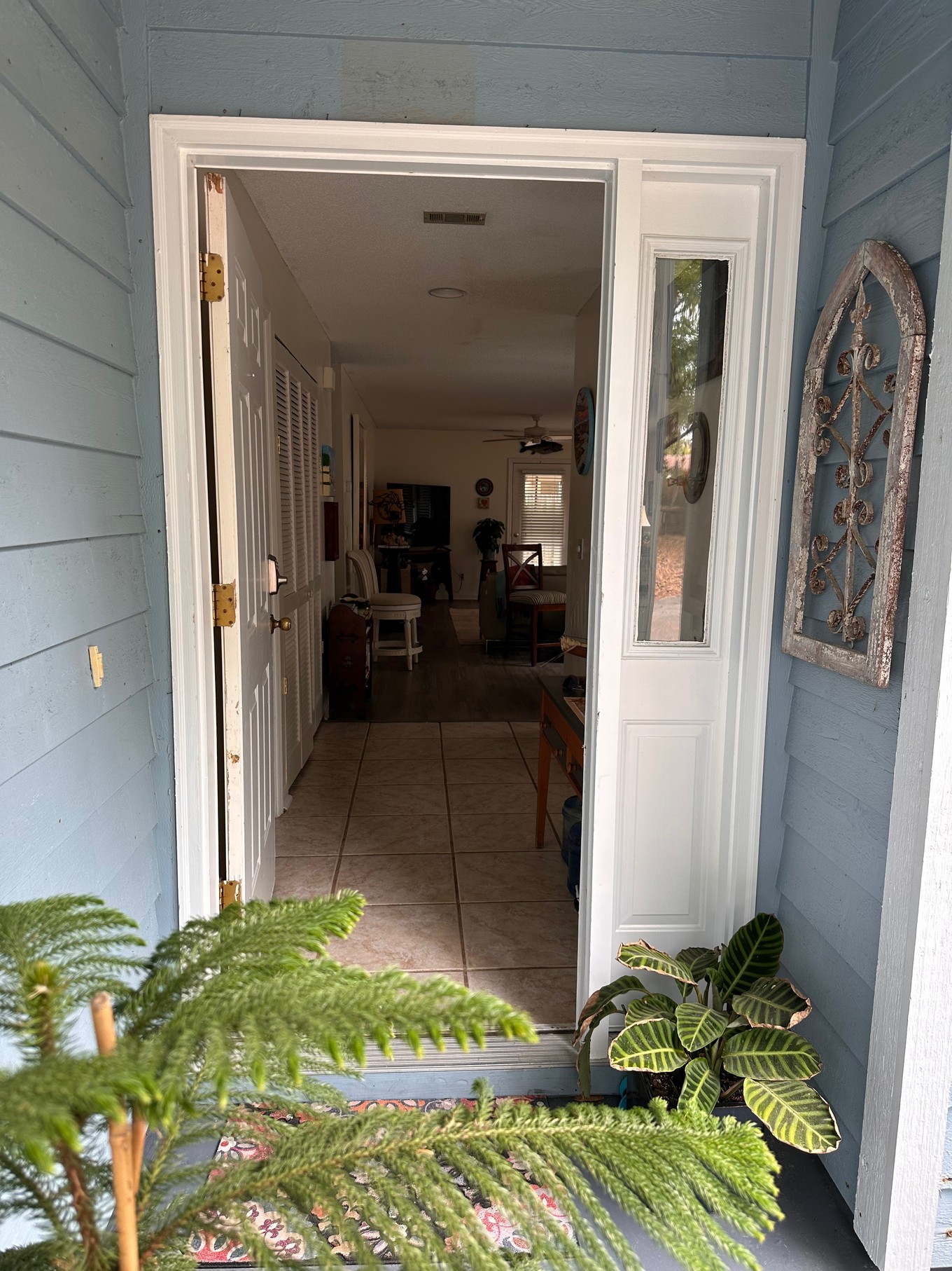 Front door of condo