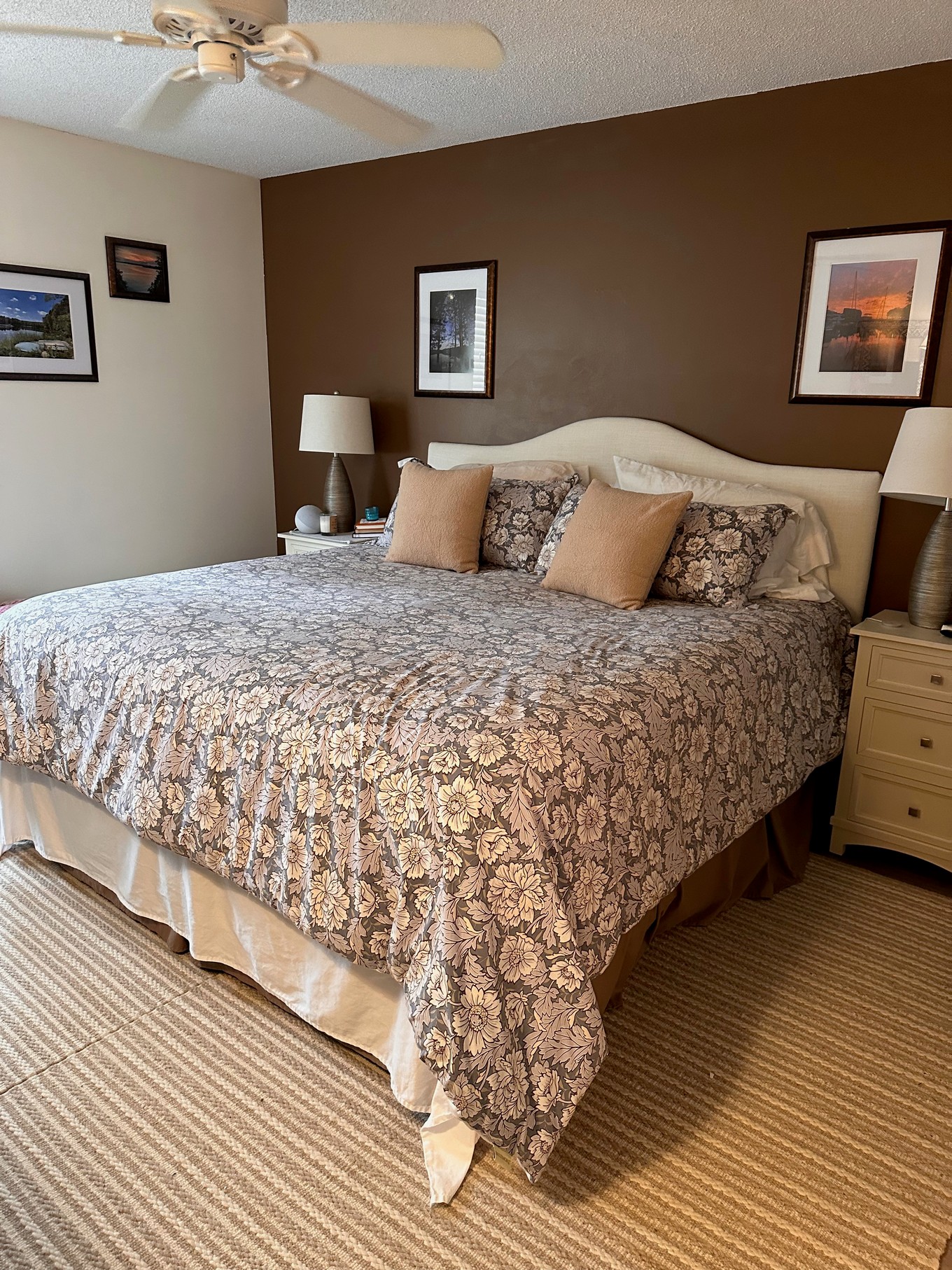 Bedroom of condo
