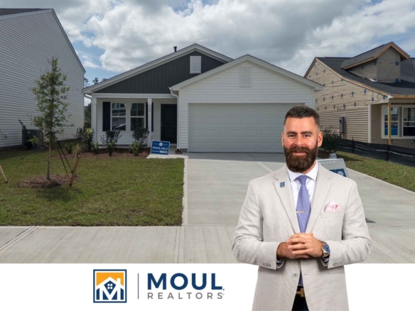 268 Waters Edge Way - Agent in Front of Property