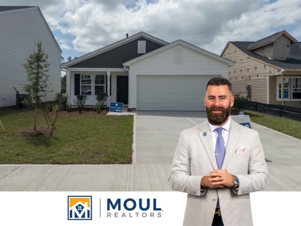 268 Waters Edge Way - Agent in Front of Property