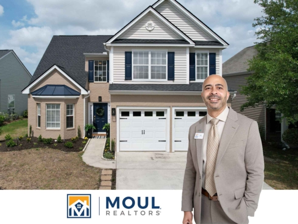 193 Oakesdale Dr - Agent in front of property