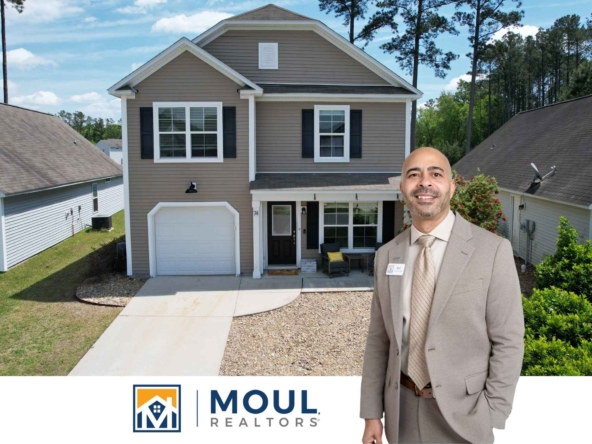 74 Running Oak - Agent in front of property