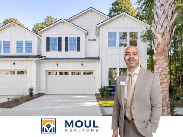 134 Oleander Way - Agent in front of property