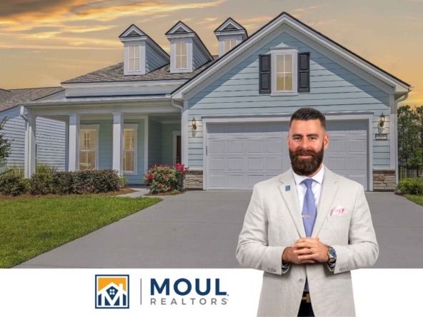 247 Wheelhouse Way - Agent in front of property