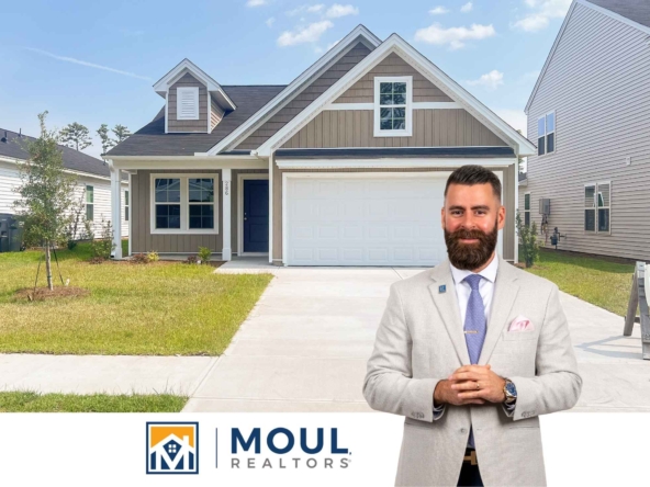286 Waters Edge Way - agent in front of property