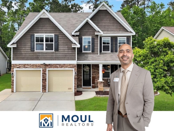 134 Tanners Run - Agent in front of property