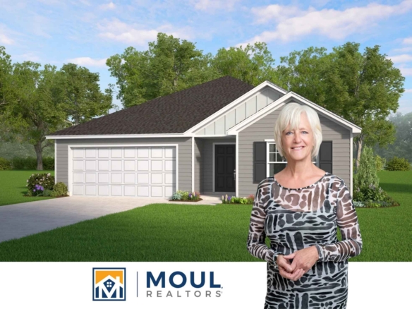 Agent in Front of Conceptual Image of 15 Merit Ct