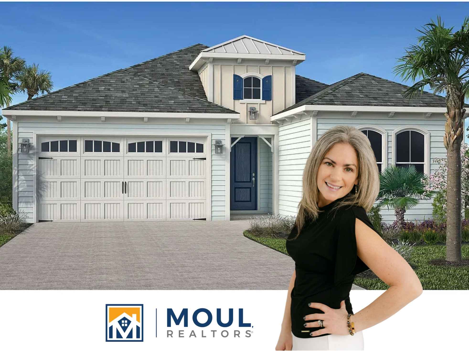 Agent in front of Conceptual Image - 1526 Harborside